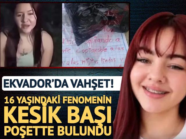 16 yaşındaki TikTok fenomeninin kesik başı poşette bulundu!
