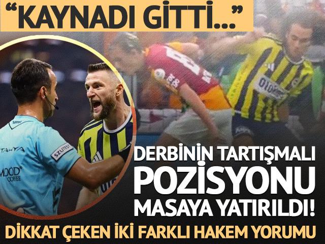 Derbinin tartışmalı pozisyonu masaya yatırıldı! Penaltı kararı...