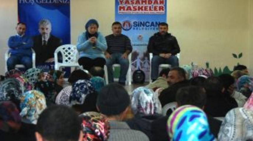 Sincan Belediyesi anne ve babaları tiyatro ile eğitiyor