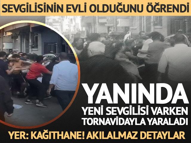 Sevgilisinin evli olduğunu öğrenip ayrıldı! Yanında yeni sevgilisi varken eski sevgilisini yaraladı