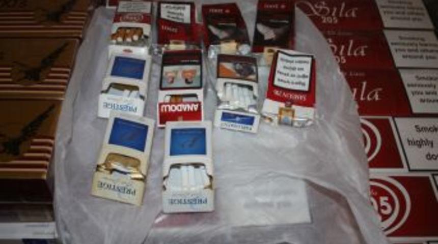 Niğde'de 6 bin 570 paket sigara ele ge&ccedil;irildi.