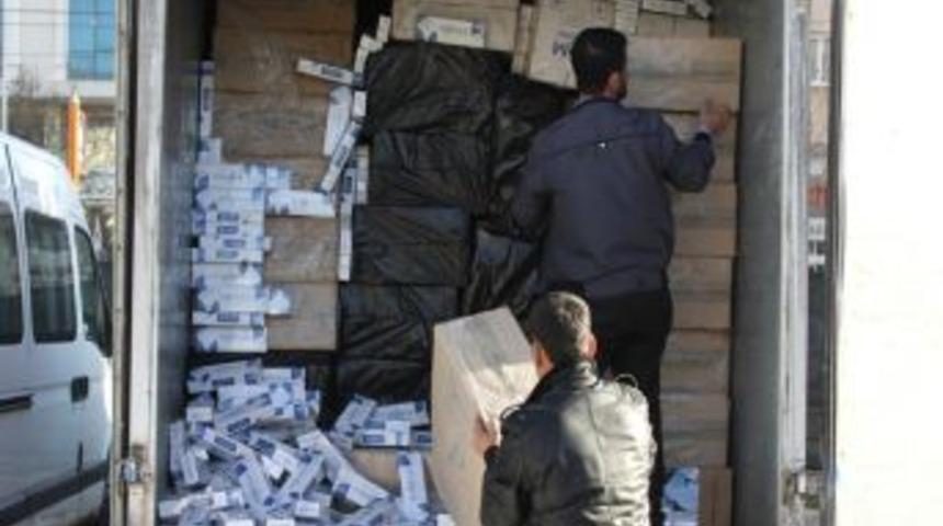 Ka&ccedil;ak sigara operasyonunda 4 kişi yakalandı