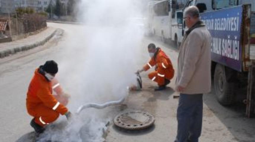 Eğirdir&rsquo;de sivrisineklerle m&uuml;cadele başladı