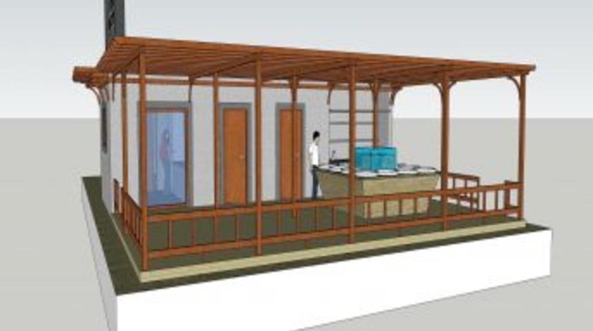 Altınoluk Balık&ccedil;ı Barınağı inşaatı ilerliyor