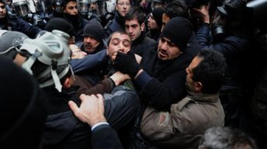 BDP'li vekillerin '&Ouml;calan' eylemine polis engeli