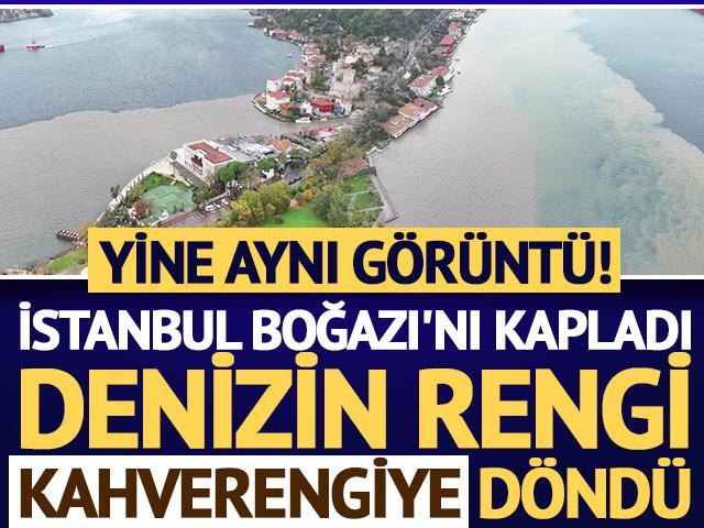 İstanbul'da yine aynı görüntü! Boğaz'ı kapladı...