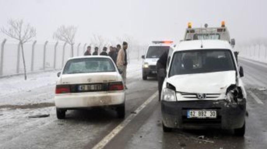 Konya&rsquo;daki zincirleme kazada 25 ara&ccedil; birbirine girdi