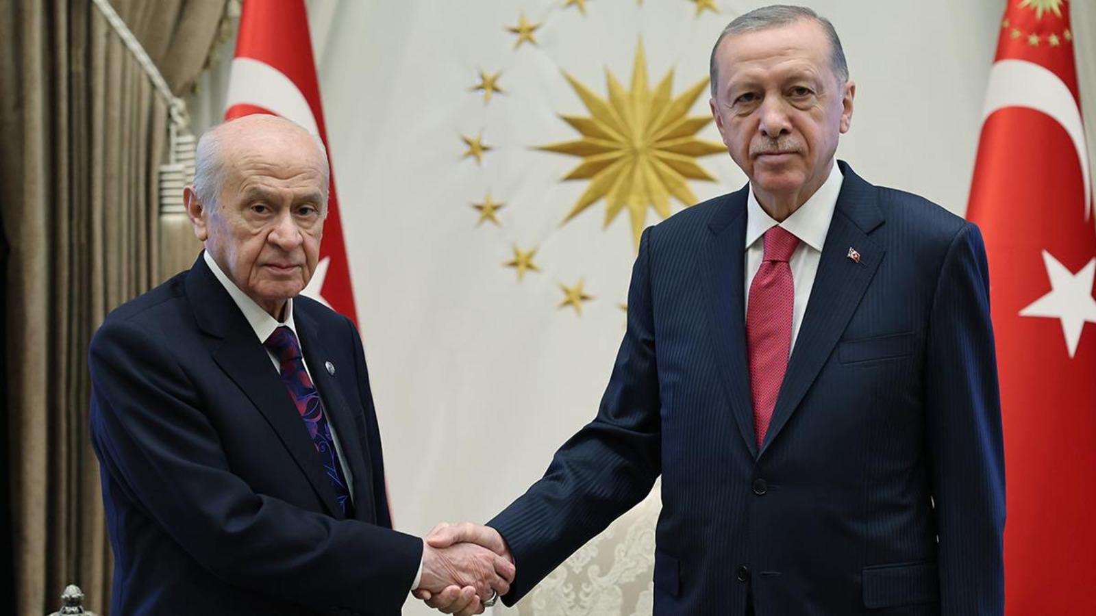 Cumhurbaşkanı Erdoğan Bahçeli'yle görüşecek