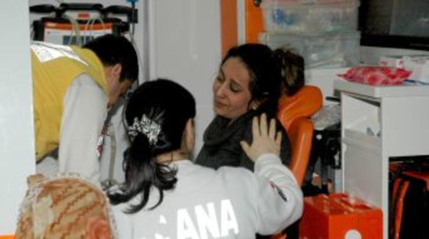 Tek katlı evde &ccedil;ıkan yangın korkuttu