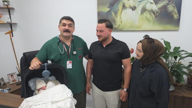 Acil serviste başlayan hikaye bebeğin ismiyle taçlandı: Büyük bir gurur