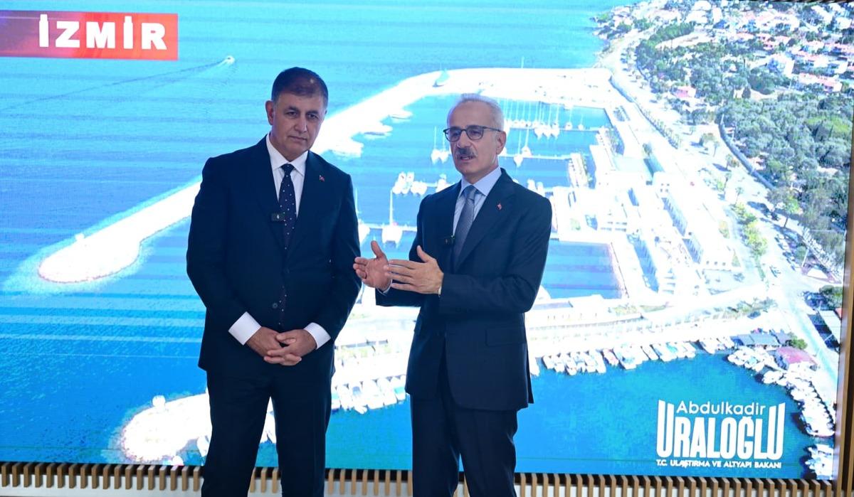 İzmir&rsquo;in ulaşımı i&ccedil;in ortak adım! Bakan Uraloğlu ve Cemil Tugay bir araya geldi 4
