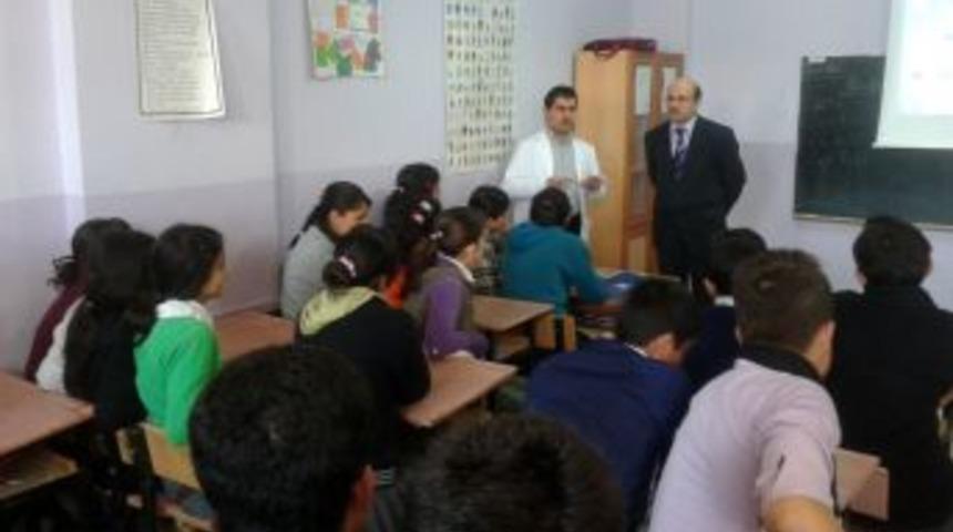 İlk&ouml;ğretim &ouml;ğrencilerine sigaranın zararları anlatıldı