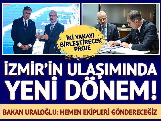 İzmir&rsquo;in ulaşımı i&ccedil;in ortak adım! Bakan Uraloğlu ve Cemil Tugay bir araya geldi