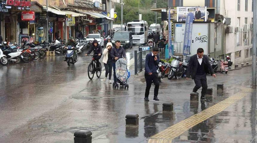 Kilis’te kuvvetli yağış etkili oldu