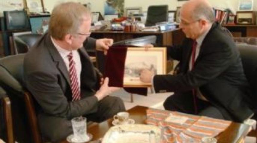 Frank Urbschat Sipahioğlu'nu ziyaret etti