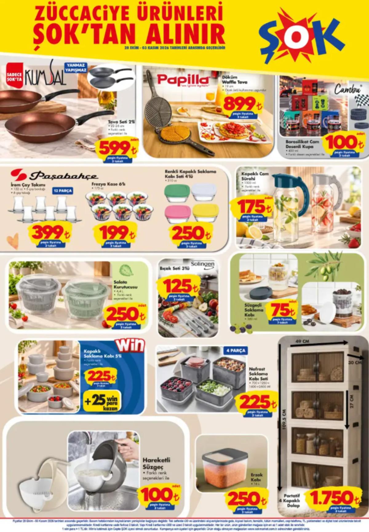 ŞOK ta bu hafta neler var? 28 Ekim 2026 ŞOK Aktüel Katalog 4
