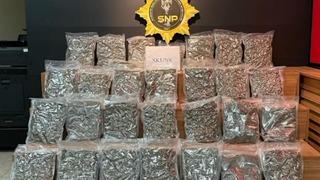 Şanlıurfa’da yolcu otobüsünde 16 kilo 400 gram skunk ele geçirildi