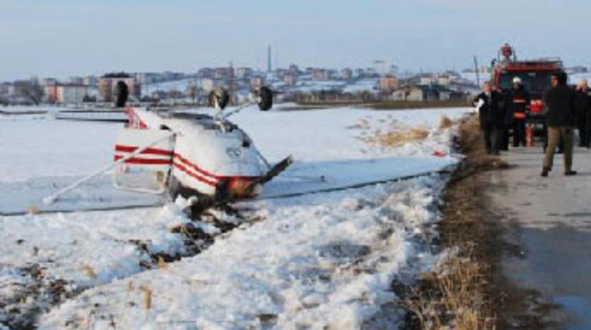Motoru duran u&ccedil;ak, ters iniş yaptı