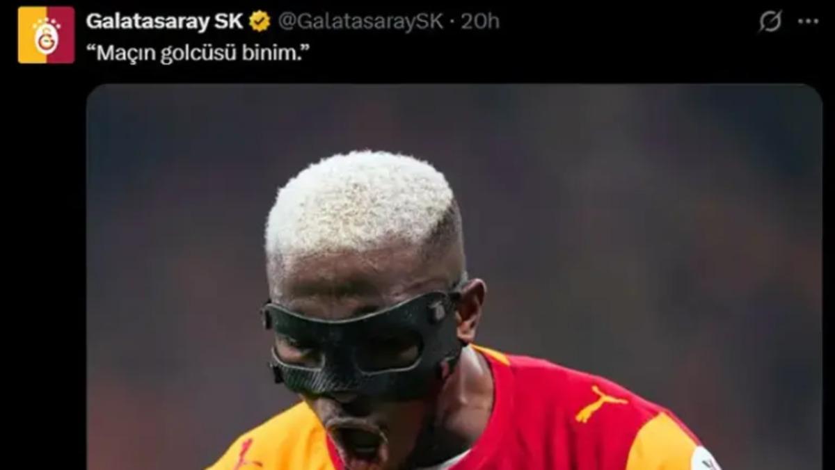 Galatasaray dan İsmail Kartal i&ccedil;in olay yaratan paylaşım! 2