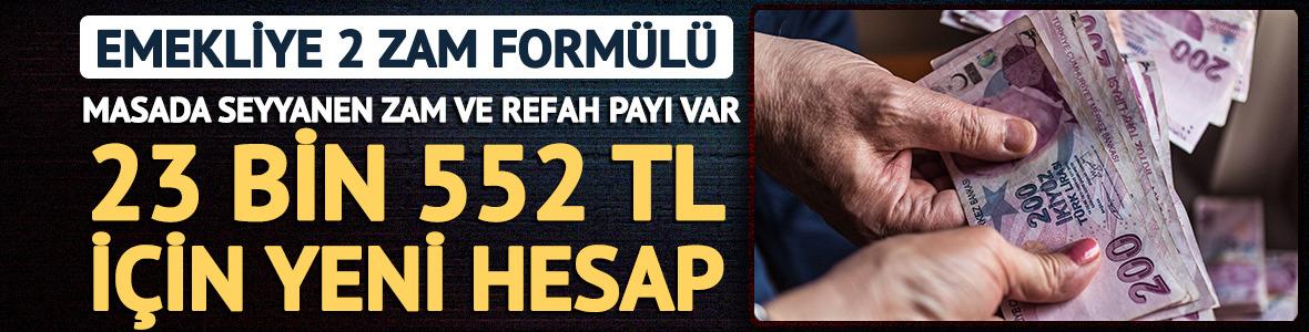Masada seyyanen zam ve refah payı var! Emekliye 2 zam form&uuml;l&uuml;: 23.552 TL i&ccedil;in yeni hesap