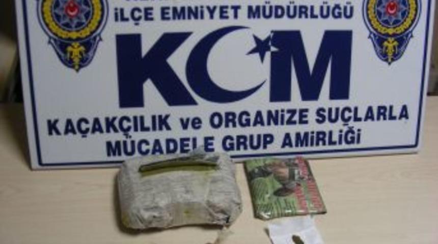 Alanya&rsquo;da bir kilogram toz esrar ele ge&ccedil;irildi