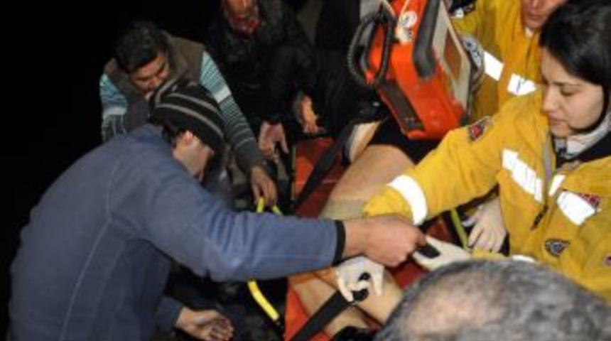 Sahildeki manzara keyfi denizin i&ccedil;inde bitti