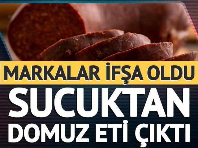 Sucuktan domuz eti &ccedil;ıktı! Markalar tek tek ifşa oldu