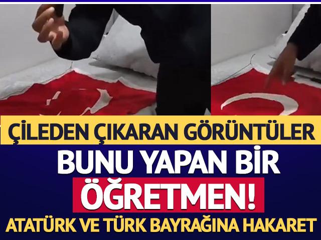 Öğretmenin Atatürk ve Türk bayrağına yönelik hareketleri çileden çıkarttı!