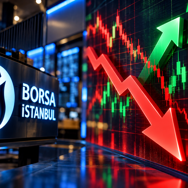 Borsada kırmızı tablo: Y&uuml;kselen ve d&uuml;şen hisseler