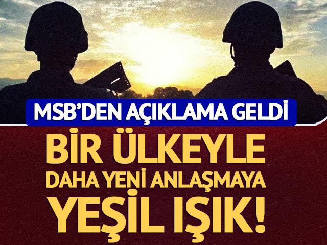 MSB'den yeni açıklama: 'Mısır ile anlaşma imzalamaya hazırız'