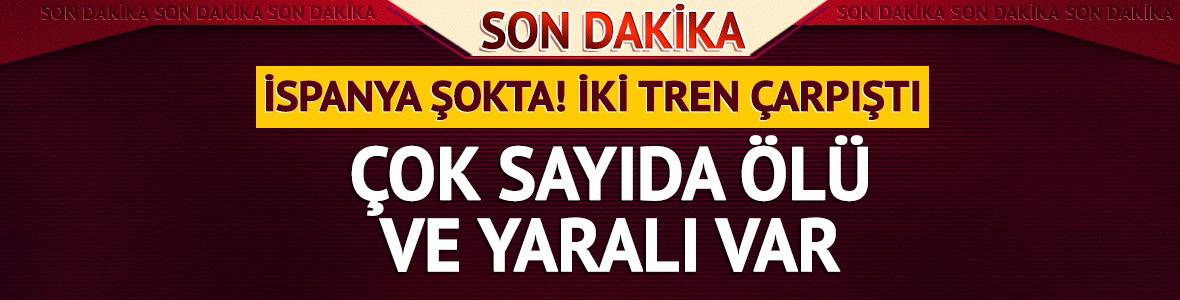 İspanya'da iki yolcu treni &ccedil;arpıştı! &Ccedil;ok sayıda &ouml;l&uuml; ve yaralı var