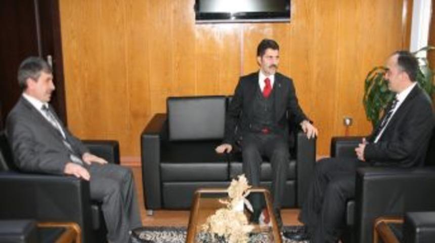 Başkan Çakır’dan Emniyet Müdürü Elaman’a hoş geldin ziyareti