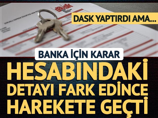 Hesabındaki detayı fark edince harekete ge&ccedil;ti: Banka i&ccedil;in karar
