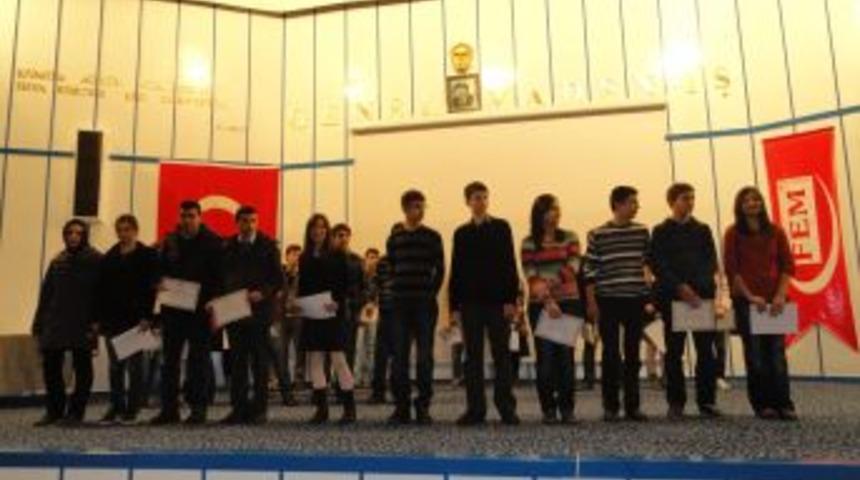 Zonguldak FEM'den başarılı &ouml;ğrencilere 'ilk adım' &ouml;d&uuml;l&uuml;