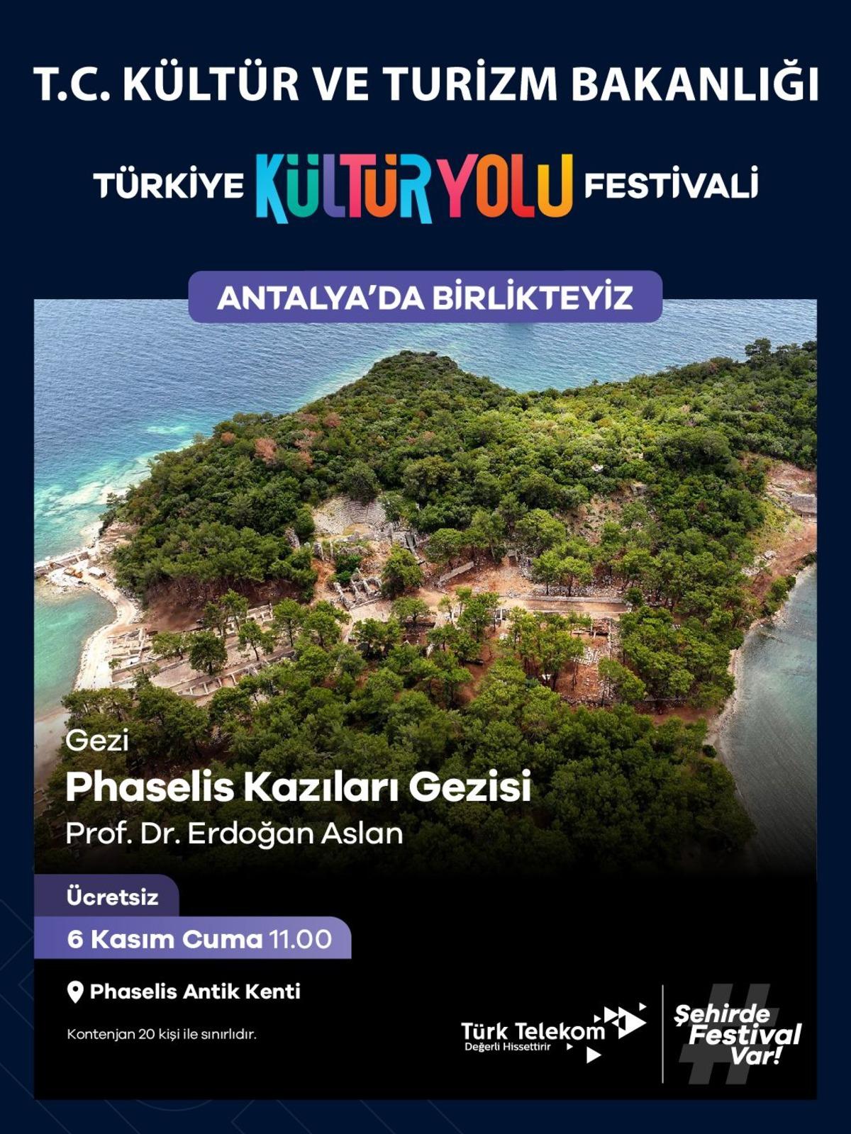 Türkiye’nin turizm başkenti Antalya, Türkiye Kültür Yolu Festivali ne ev sahipliği yapacak 8