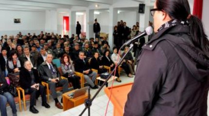 G&ouml;lbaşı'nda &ccedil;ift&ccedil;ilere organik tarım anlatıldı