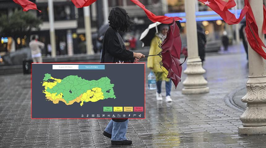 Meteoroloji tarih vererek il il uyardı! İstanbul'un tüm ilçelerinde bekleniyor