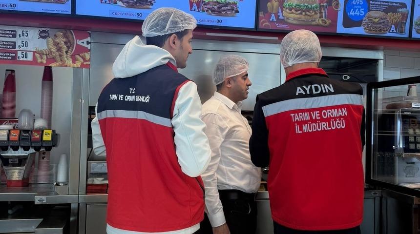 Menülerdeki kalori bilgileri de denetlendi