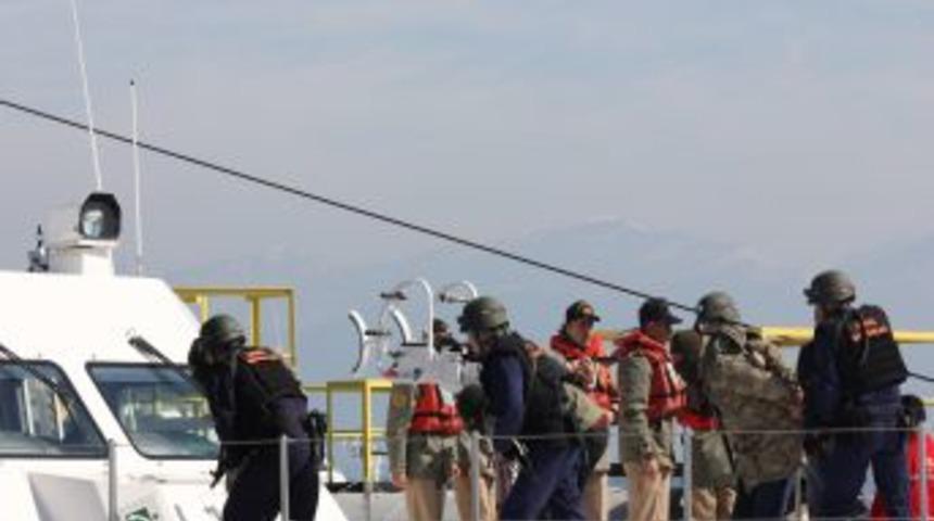 BOTAŞ tesislerindeki gemi kurtarma tatbikatı ger&ccedil;eğini aratmadı