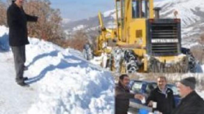 27 k&ouml;y yolu a&ccedil;ma &ccedil;alışmaları devam ediyor...