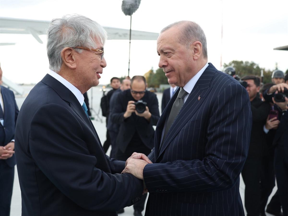 Cumhurbaşkanı Erdoğan, Kazakistan Cumhurbaşkanı Tokayev i karşıladı 1