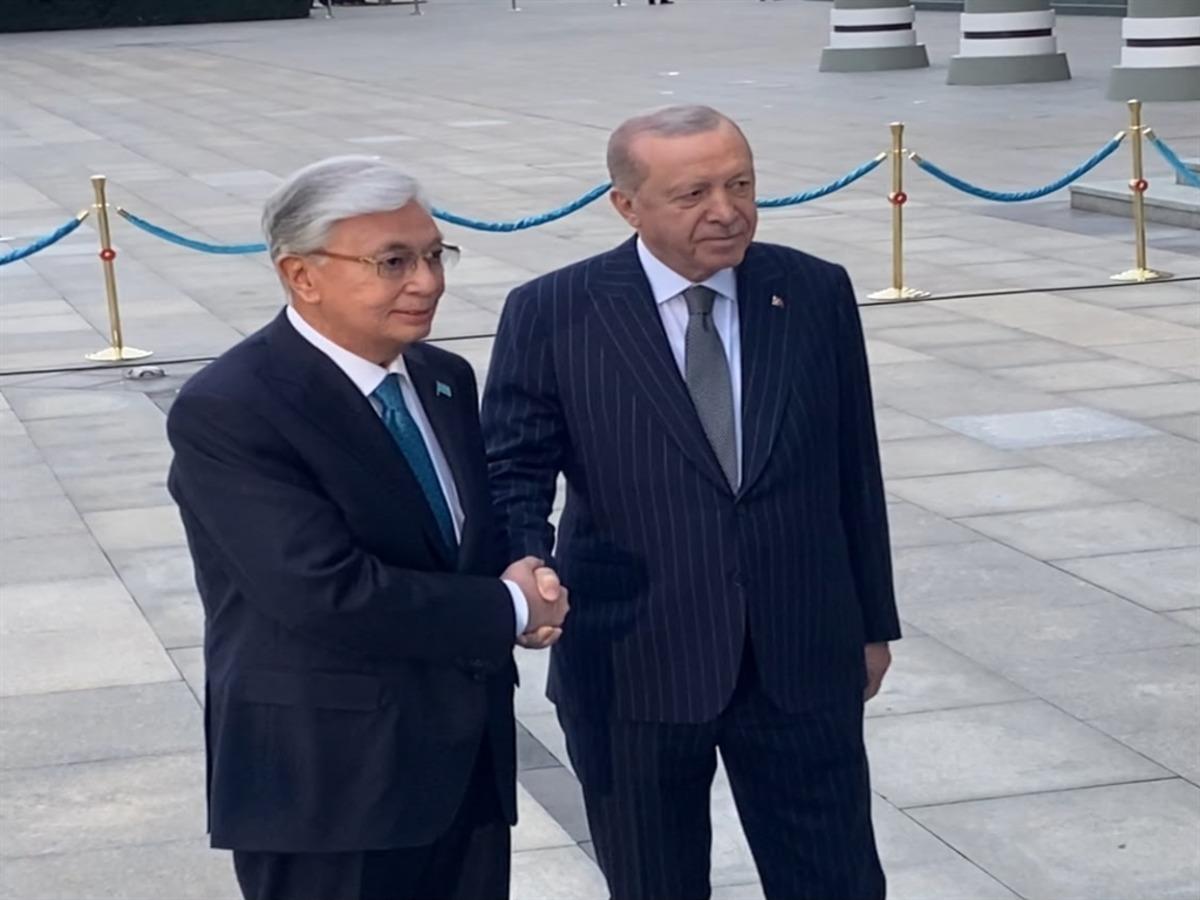 Cumhurbaşkanı Erdoğan, Kazakistan Cumhurbaşkanı Tokayev i karşıladı 2