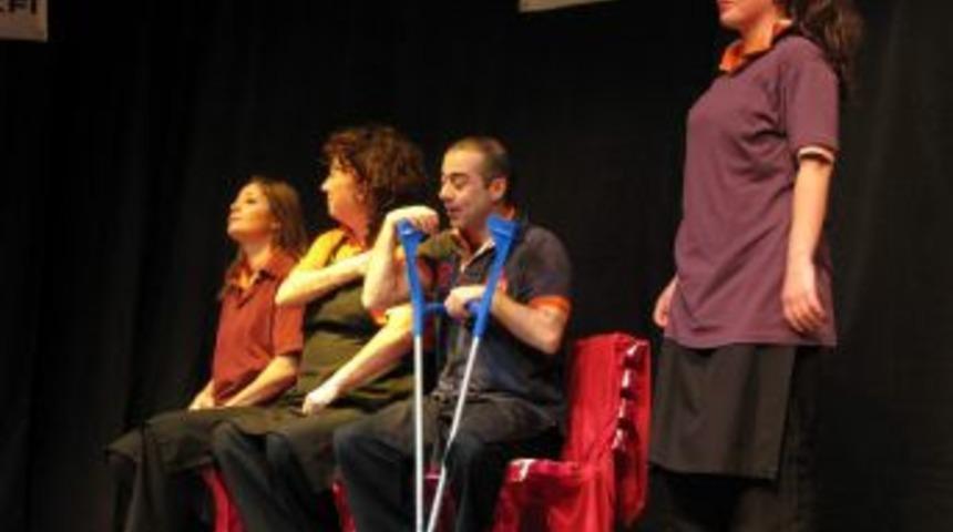 Sorgun'da 'Okumak' adlı tiyatro oyunu b&uuml;y&uuml;k ilgi g&ouml;rd&uuml;