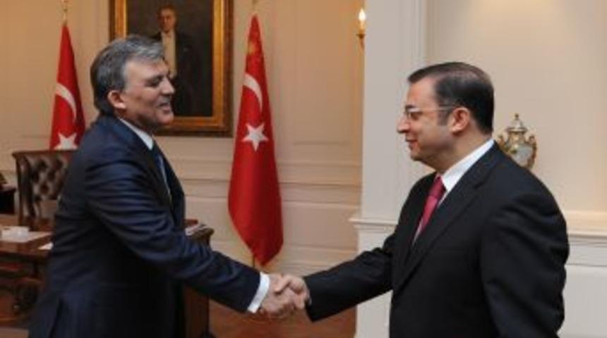 Vali T&uuml;rker, Cumhurbaşkanı G&uuml;l ile g&ouml;r&uuml;şt&uuml;