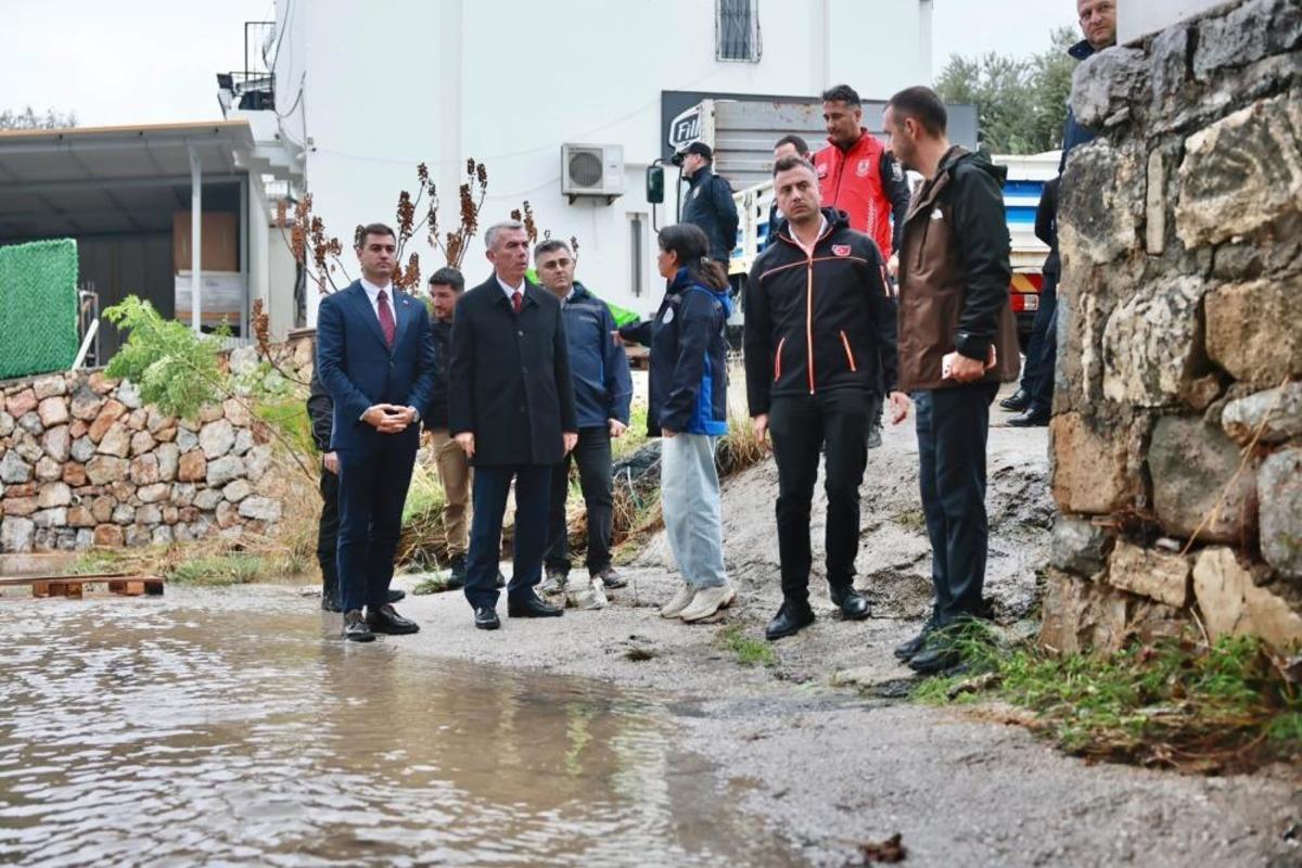 Bodrum’da yağış seferberliği 1