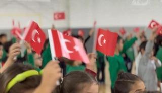 Kayseri'de ilkokul öğrencilerinden Cumhuriyet coşkusunu anlatan klip