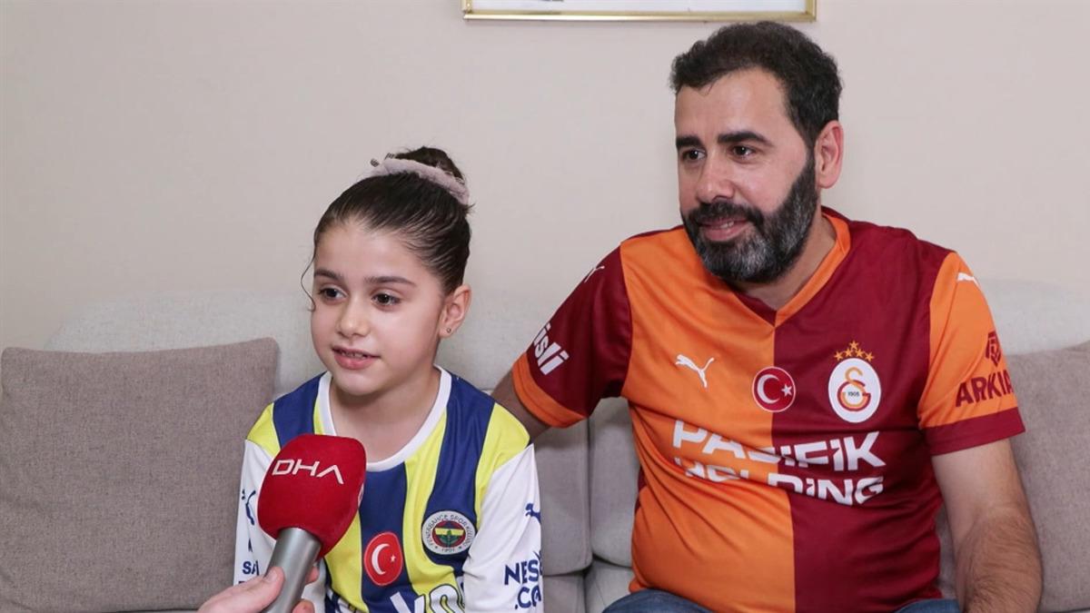 Galatasaray - Fenerbahçe derbisinde tribündeki baba kızın görüntüsü yürekleri ısıtmıştı: "Çok güzel bir histi, rahatlıkla izledim maçı" 1