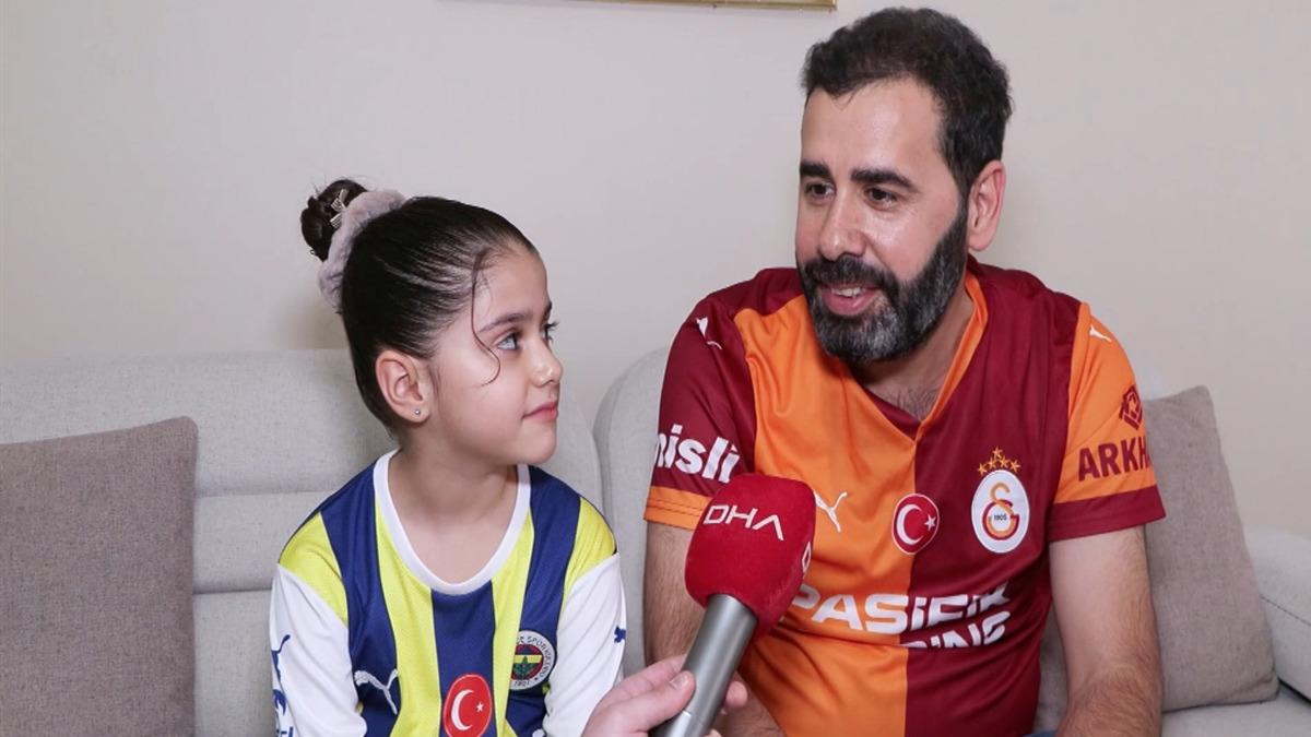 Galatasaray - Fenerbahçe derbisinde tribündeki baba kızın görüntüsü yürekleri ısıtmıştı: "Çok güzel bir histi, rahatlıkla izledim maçı" 2