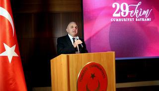Bişkek'te 29 Ekim Cumhuriyet Bayramı dolayısıyla tören düzenlendi