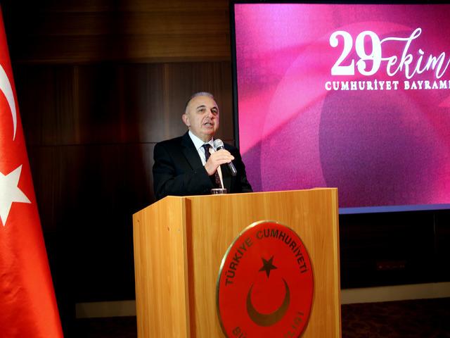 Bişkek'te 29 Ekim Cumhuriyet Bayramı dolayısıyla tören düzenlendi